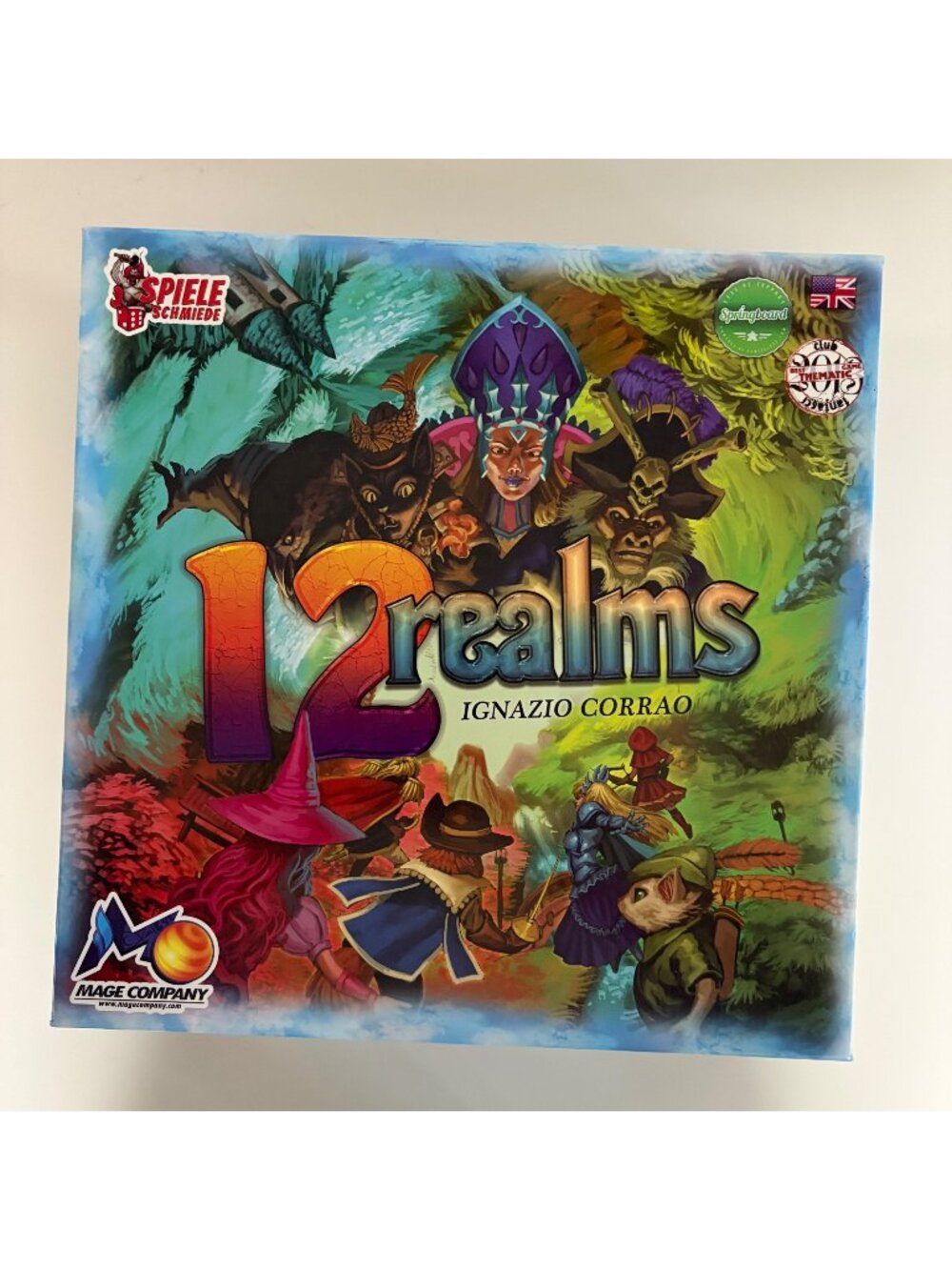 12 Realms Board Game Mage Company Party Fantasy Adventure 1-6 Players Ages 11+